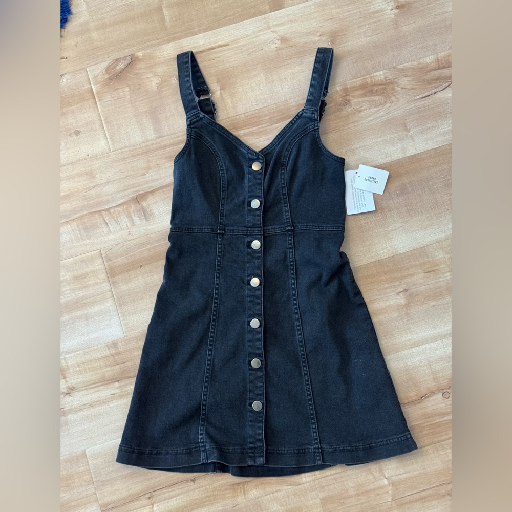 Urban Outfitters UO Black Button-Through Denim
Mini Dress - Picture 11 of 16